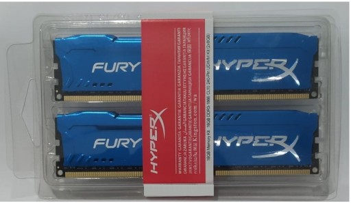 Memoria DDR3 16Gb 2x8 1866Mhz CL10 1.5v Azul Hyperx